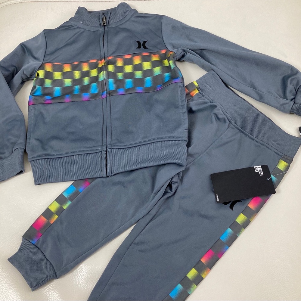 Hurley grey long sleeve active pants set 2300 - Picture 5 of 7
